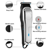 Professional Barber Hair Clipper Rechargeable Electric Cutting Machine Beard Trimmer Shaver Razor for Men Cutter