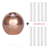 USB Aroma Essential Oil Diffuser Ultrasonic Air Home Humidifier Mini Mist Maker Aroma Diffuser 130ML 7 Color LED Light Office