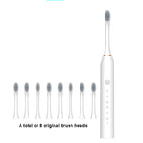 Sonic Electric Toothbrush Ultrasonic Automatic USB Rechargeable IPX7 Waterproof Whitening Teeth Tooth Brush Head Holder Adult