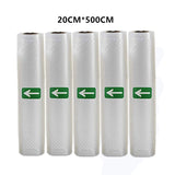 Vacuum Food Saver Sealer Bags Rolls For Vacuum Packing Machine 12/15/20/25/28cmx500cm for Vacuum Sealer for Meat Fruits