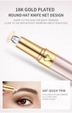SPESHE Electric Eyebrow Trimmer Portable Eye Brow Epilator USB Eye Brow Shaver Facial Hair Removal for Women Beauty Makeup Tools