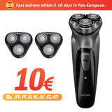 Professional Electric Shaver for Men 3D Triple Floating Blade Razor Shaver USB Rechargeable Fast Charging Beard Machine Travel