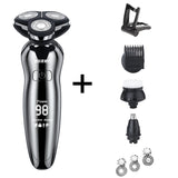 ZOZEN Electric Shaver Electric Shaver for Men Professional Hair Clipper and Beard Waterproof Rechargeable Men's Hair Shaver