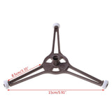 Microwave Oven Triangle Shaped Tray For Microwave Parts 24.5cm Flat Glass Plate