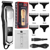 Professional Barber Hair Clipper Rechargeable Electric Cutting Machine Beard Trimmer Shaver Razor for Men Cutter