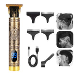 YBLNTEK T Bald Head Electric Hair Clipper Hair Trimmer For Men Rechargeable Shaver Beard Trimmer Barber Shaving Salon Styling