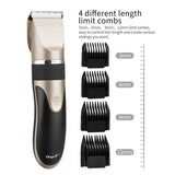 USB Rechargeable Ceramic Electric Hair Clipper Machine Hair Cut Cordless Men Hair Cutting Trimmer Shaver Barber Beard Trimmer