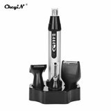 Multifunctional Nose Ear Hair Trimmer USB Rechargeable Beard Eyebrow Razor Cordless Clipper Groomer Shaver Hair Trimmer Set