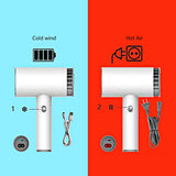 USB Cordless Hair Dryer Versatile Salon Hairdressing Electric Hair Dryer Portable Rechargeable Hairdressing Tools