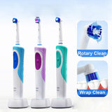Oral B 2D Rotation Electric Toothbrush Vitality Daily Cleaning Rechargeable Inductive Charge 110-240V Toothbrush Brush Head