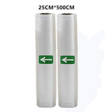 Vacuum Food Saver Sealer Bags Rolls For Vacuum Packing Machine 12/15/20/25/28cmx500cm for Vacuum Sealer for Meat Fruits
