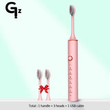 New 2022 N100 Sonic Electric Toothbrush Adult Timer Brush 6 Mode USB Charger Rechargeable Tooth Brushes Replacement Heads Set