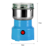 Stainless Steel Electric Coffee Grinder Bean Spice Salt Pepper Herbs Nuts Grinding Milling Blender Tool EU CN US Plug
