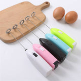 Mini Electric Egg Beater Handle Milk Frother Coffee Blender Egg Whisk Food Mixer Milk Stirrer Milk Foamer Maker Kitchen Tool