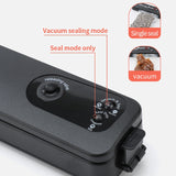 TINTON LIFE 220V/110V Vacuum Sealer Packaging Machine with Free 10pcs Vacuum bags 10x15cm Household Black Food Vacuum Sealer