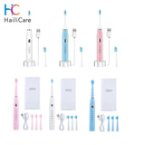Sonic Electric Toothbrush Wireless Charging Sterilization Brush Head Plaque Removal Adult Ultrasonic Toothbrush Replacement Head