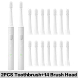 Xiaomi Mijia T100 Electric Toothbrush Sonic Toothbrush Oral Cleaning Whitening Dense Fur 2 Speed Modes Adjusting IPX7 Waterproof