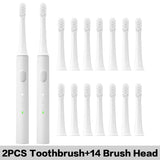 Xiaomi Mijia T100 Electric Toothbrush Sonic Toothbrush Oral Cleaning Whitening Dense Fur 2 Speed Modes Adjusting IPX7 Waterproof