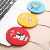 USB Power Coffee Warmer Mug Heater Tea Coffee Cup Mug Warmer Desktop Heating Cup Mat Pad Coasters for Office
