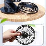 New Hot Sale USB Rechargeable Clip Desktop/Table Fan Mini Portable Clamp Fan 360degree Rotating Ventilator With Air Cooler Fan