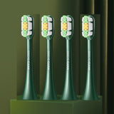 SOOCAS X3U-Van Gogh Electric Toothbrush Heads Replacement Toothbrush Heads Vacuum Original Authentic Replacement Heads Green