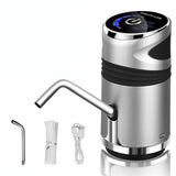 Wireless Automatic Electric Water Pump USB Charging Button Dispenser Gallon Bottle Drinking Switch for Water Pumping Device