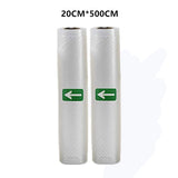 Vacuum Food Saver Sealer Bags Rolls For Vacuum Packing Machine 12/15/20/25/28cmx500cm for Vacuum Sealer for Meat Fruits