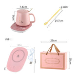 USB Portable Mug Heater Coffee Mug Cup Warmer Milk Tea Water Heating Pad Cup Heater Warm At Constant Office Home Appliances