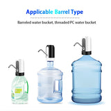 Water Bottle Pump USB Charging Automatic Electric Water Dispenser Pump Bottle Water Pump One Click Auto Switch Drinking Dispense