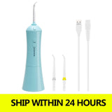 Oral Irrigator Dental Water Jet Electric Portable Irrigator for Teeth Replacement Nozzles Teeth Whitening Cleaner Dropshipping