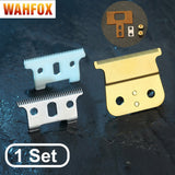 WAHFOX Replacement Blade Set 32 Teeth Professional Hair Trimmer for Andis GTO,GO,SL,SLS,LS,LS2 T-outliner Clipper
