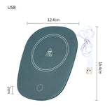USB Portable Mug Heater Coffee Mug Cup Warmer Milk Tea Water Heating Pad Cup Heater Warm At Constant Office Home Appliances