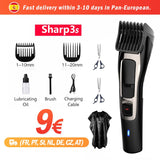 Professional Rechargeable Electric Hair Clipper Portable Hair Trimmer Low Noise Barber Hair Cutting Machine Kids Adult