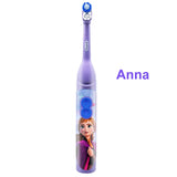 Oral B Kids Electric Toothbrush Soft Bristle Waterproof Powered by 1 AA Battery Gum Care Oral Hygiene Teeth Bush For Children