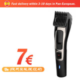 Professional Rechargeable Electric Hair Clipper Portable Hair Trimmer Low Noise Barber Hair Cutting Machine Kids Adult