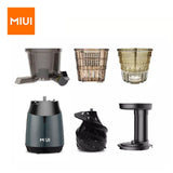MIUI Slow Juicer B11 Accessories (main unit / strainer / ice cream strainer / auger / feeder cup / rubber stopper) Home Electric