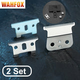 WAHFOX Replacement Blade Set 32 Teeth Professional Hair Trimmer for Andis GTO,GO,SL,SLS,LS,LS2 T-outliner Clipper