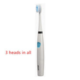 Seago Sonic Electric Toothbrush Whiten Teeth Gums Protection 2 Minutes timer Washable Travel Toothbrush 3 Brush Heads