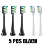 New Replacement Toothbrush Heads For Soocas X1 X3U X5 V1 Sonic Electric Tooth Brush Dupont Soft Bristles Tongue Cleaning Nozzle