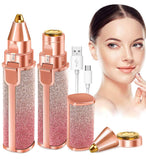 YBLNTEK Electric Eyebrow Trimmer Portable Epilator Female Body Facial Hands Depilator Shaver Razors Painless Eye Brow Epilator