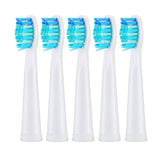 Replacement Brush Heads for Seago Electirc Toothbrush 5 Pieces Refill for Seago Tooth Brush Adult Brush Head