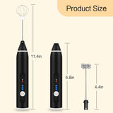 USB Rechargeable Blender Milk Frother 3 Speeds Electric Stainless Steel Handheld Mini Blender Drink Mixer for milk eggs