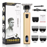 Professional Barber Hair Clipper USB Electric Hair Trimmer T-Outliner Cutting Beard Trimmer Shaver Men Barber Hair Cutting