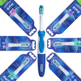 Oral B Cross Action Electric Toothbrush Rotation Dual Clean 3D White Teeth Soft Bristle Replaced Haeds Battery Power Toothbrush