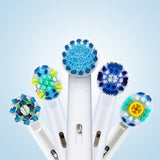 Oral B Electric Toothbrush heads Replacement attachments brush Spare parts 4Pcs/Pack Precision Clean Cross Action 3D White