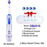 Oral B Sonic Electric Toothbrush for Adults Rotary Precision Clean Teeth Whitening Brush 4 Replacement Brush Head Refill + Case