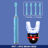 Ultrasonic Electric Toothbrush USB Port Tooth Whitening Kit With LED Accelerator Llight 35% Peroxide Gels Home Use Equipment