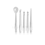 Portable Oral Irrigator With Travel Bag Water Flosser USB Rechargeable 5 Nozzles Water Jet 240ml Water Tank Waterproof