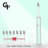 New 2022 N100 Sonic Electric Toothbrush Adult Timer Brush 6 Mode USB Charger Rechargeable Tooth Brushes Replacement Heads Set