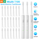 Xiaomi Mijia T100 Electric Toothbrush Sonic Toothbrush Oral Cleaning Whitening Dense Fur 2 Speed Modes Adjusting IPX7 Waterproof